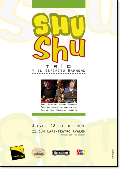 Cartel Shu Shu trío P